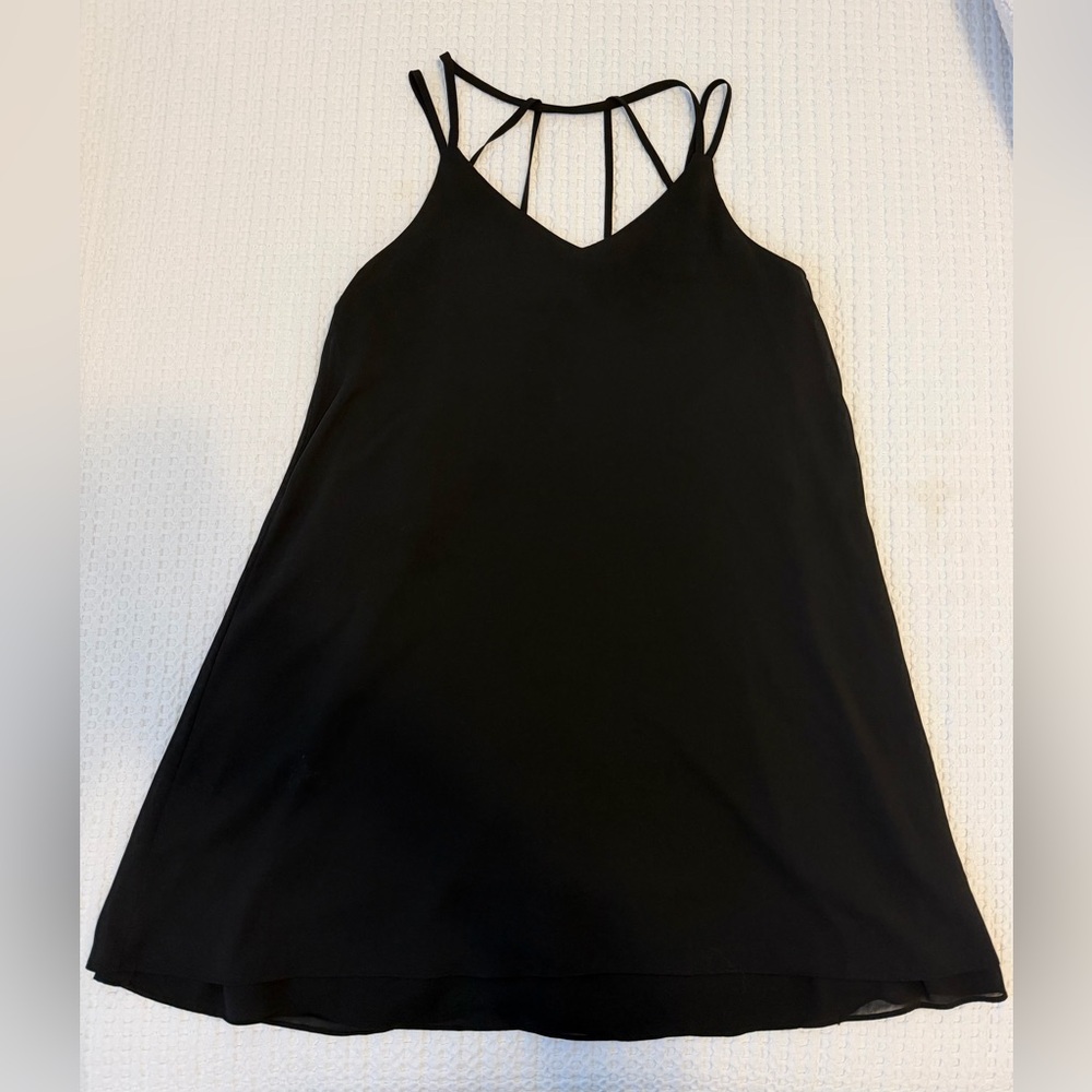 Love Riche Black Strappy Mini Dress - S